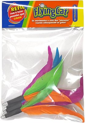 Brinquedo Pet Games Refil da Varinha Flying para Gatos