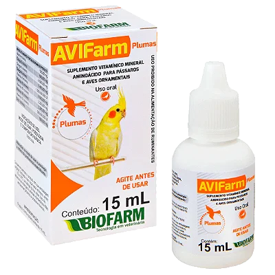 Suplemento Alimentar Avifarm Plumas Biofarm