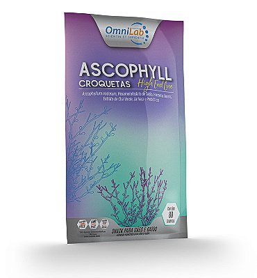 Snack Funcional Omnilab Ascophyll Croquetas com Fucoidan para Cães e Gatos