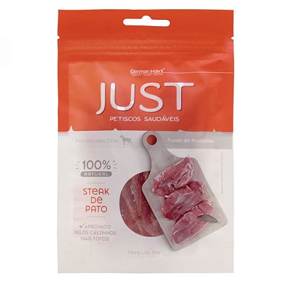 Petisco Just Steak de Pato para Cães e Gatos