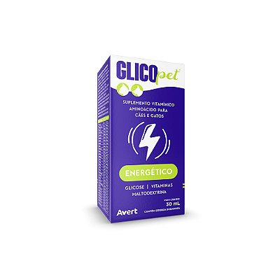 Suplemento Vitamínico Avert Glicopet para Cães e Gatos 30 ml