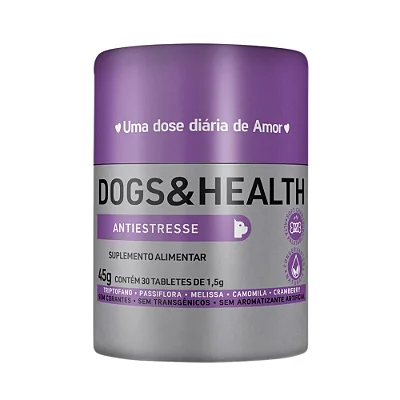 Suplemento DOGS&HEALTH Antiestresse 45g para Cães