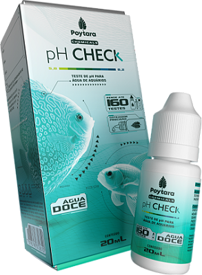 Teste de pH Poytara Chemicals pH CHECK 20ml