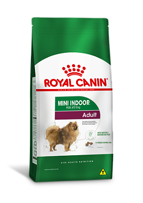 Ração Seca Royal Canin Mini Indoor Adult para Cães Adultos de Porte Pequeno