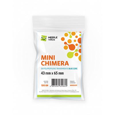 Sleeves Mini Chimera 43 x 65 mm (Blue Core)