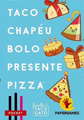 Taco Chapéu Bolo Presente Pizza
