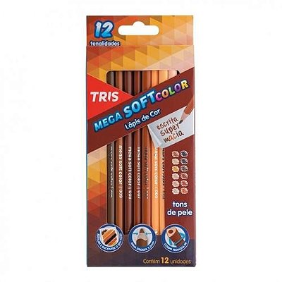 Lápis de cor - Tons de pele - Tris