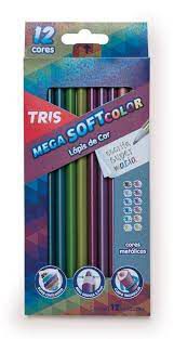 Lápis de cor - Tons metálicos - Tris