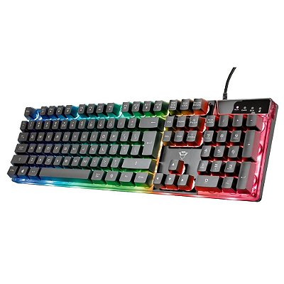 Teclado Gamer Trust GXT 835 Azor Illuminated, LED, US - 23651