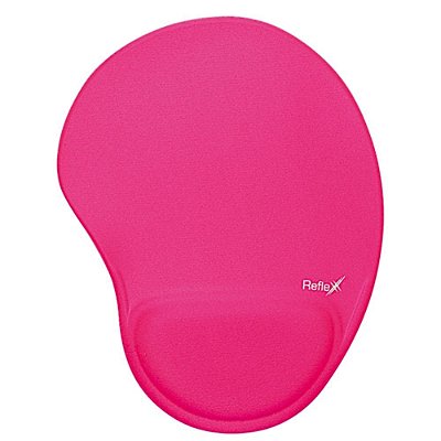 Mouse Pad com Apoio Rosa Ergonômico