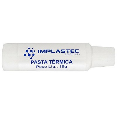 Pasta Térmica de Silicone 10g IMPLASTEC
