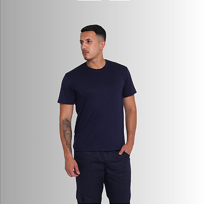 Camiseta PV - Gola Redonda - Manga Curta