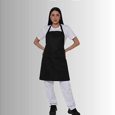 Avental Oxford -1 Bolso com ajustador de altura