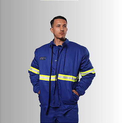 Jaqueta NR10 - Algodão - CA 49.730 - Azul Royal