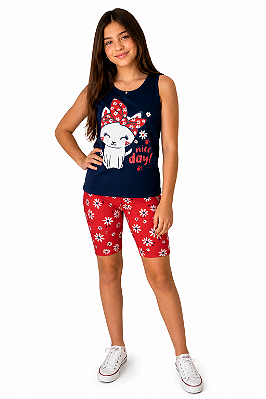 CONJUNTO NICE DAY REGATA E BERMUDA CICLISTA MALWEE