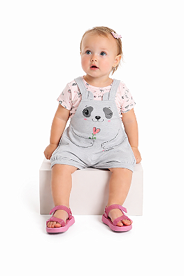 CONJUNTO BLUSA E JARDINEIRA QUIMBY