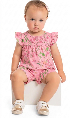 CONJUNTO BATA E SHORT FLORAL QUIMBY