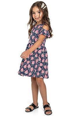 VESTIDO ESTAMPADO MORANGO QUIMBY