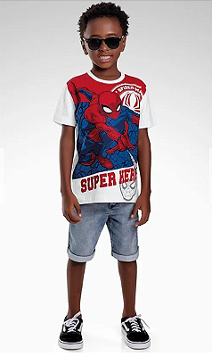 CAMISETA INFANTIL SPIDER-MAN® FAKINI KIDS
