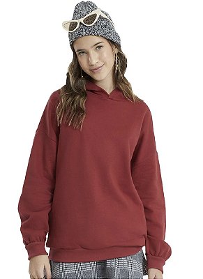 CASACO MOLETOM COM CAPUZ TEEN AMORA