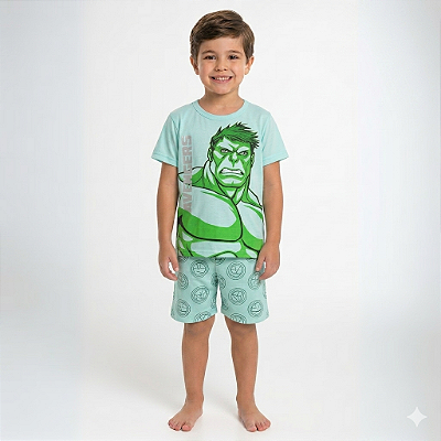 PIJAMA BRILHA NO ESCURO PERSONAGENS - HULK