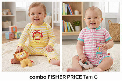COMBO MACACAO BEBE FISHER PRICE - FAKINI