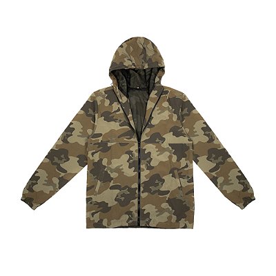 JAQUETA POLIAMIDA CAMUFLADA