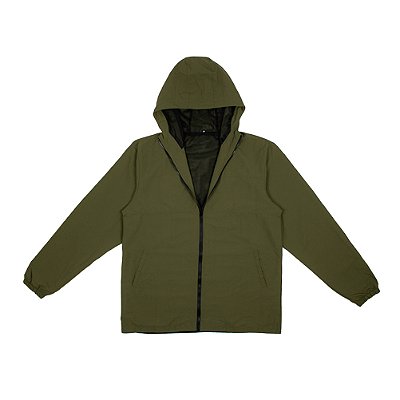 JAQUETA POLIAMIDA VERDE MILITAR