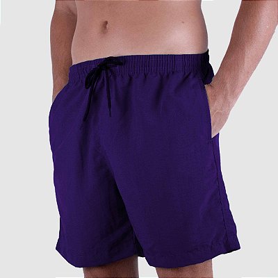 SHORTS POLIAMIDA - ROXO