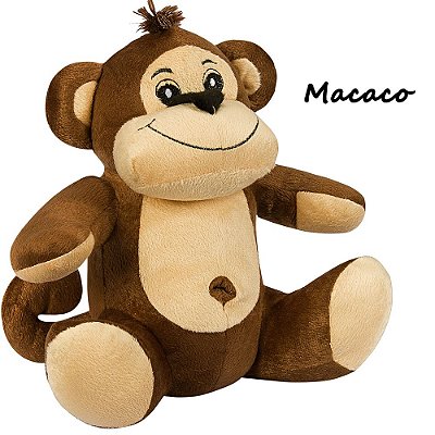 Macaco Kong Safari Baby de Pelúcia P 19cm
