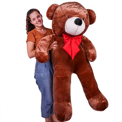 Urso de Pelúcia Gigante Teddy 1,40 Metros Mel