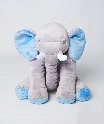 Elefante 50cm - Cinza Com Azul