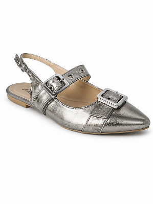 SLINGBACK LONDON PRATA VELHO