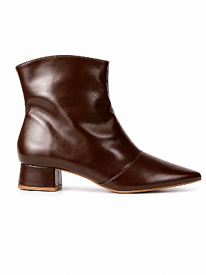 BOTA MARROM SALTO BLOCO (3CM) TAMANHO ESPECIAL