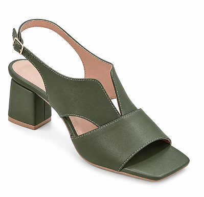 SANDÁLIA DAY VERDE (SALTO 5CM)