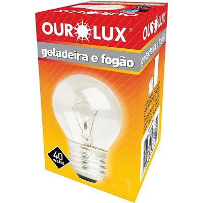 Lâmpada 40w 220v Iluminação Interna Geladeira Fogão - Ourolux