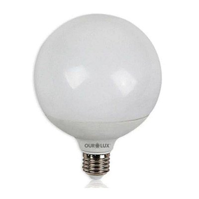 Lâmpada LED Globo 12w Bivolt E27 6500k Luz Branca - Ourolux