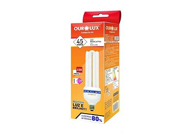 Lâmpada Fluorescente Branca 4u 220v (45w) - Ourolux