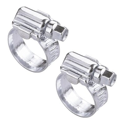 2 abraçadeiras de inox 1 pol. para mangueira