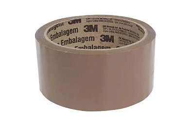 Fita adesiva empaçotamento marrom 48mm x 50m