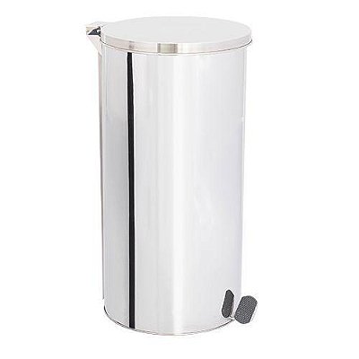 Lixeira Inox com pedal 40x60 75L - Ecobin