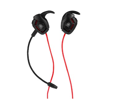 Fone de ouvido gamer nemesis headset compact preto e vermelho - Santana Centro
