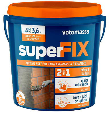 Aditivo de Aderência para Chapisco Superfix 3,6 Litros - Votoran