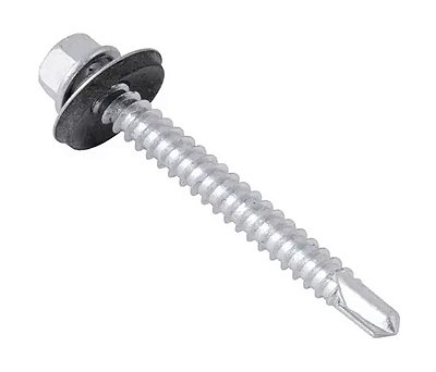 Parafuso Auto Brocante Sextavado (Com Flange) - 12 x 2.1/2"