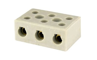 Conector de Porcelana Tripolar - 10mm²