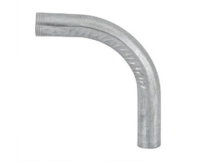 Curva 90° para Eletroduto Zincado - 3/4"