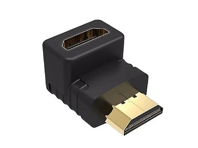 Adaptador HDMI (90°) - Fêmea x Macho