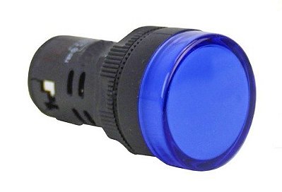 Sinaleiro Monobloco (LED Azul) - 220V