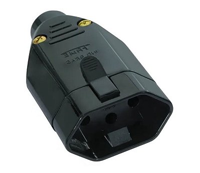 Plug Fêmea Triangular (20A) 250V - 2P+T
