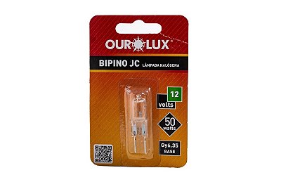 Lâmpada Halógena Ourolux Bipino (12V) - 50W